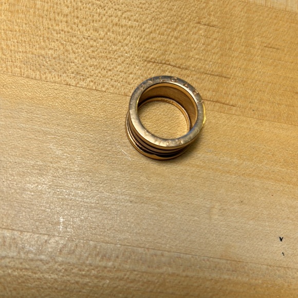 Bulgari rose gold and enamel ring - Picture 8 of 8